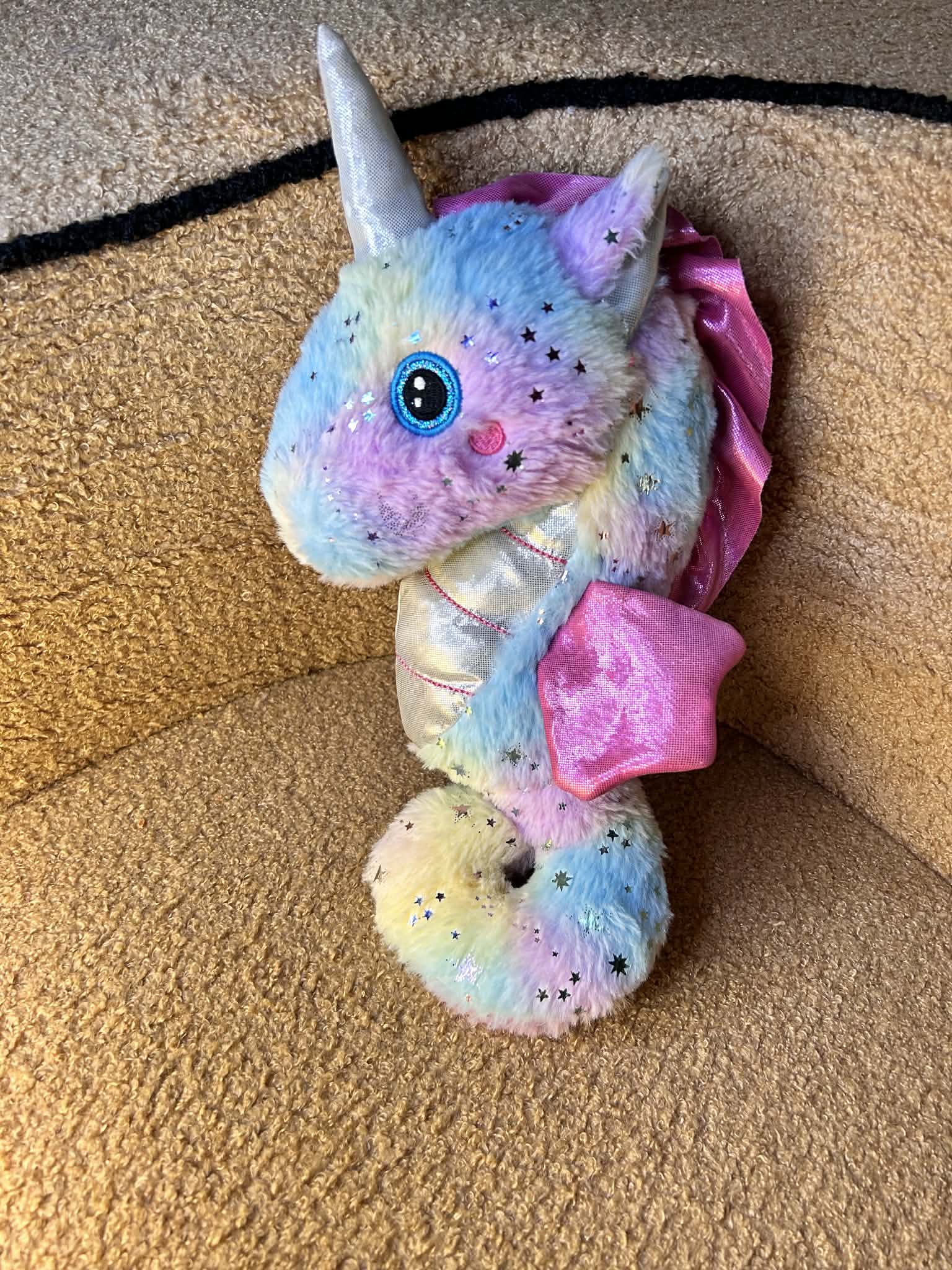 Magical Unicorn Seahorse Glitter Plush Stuffed Animal