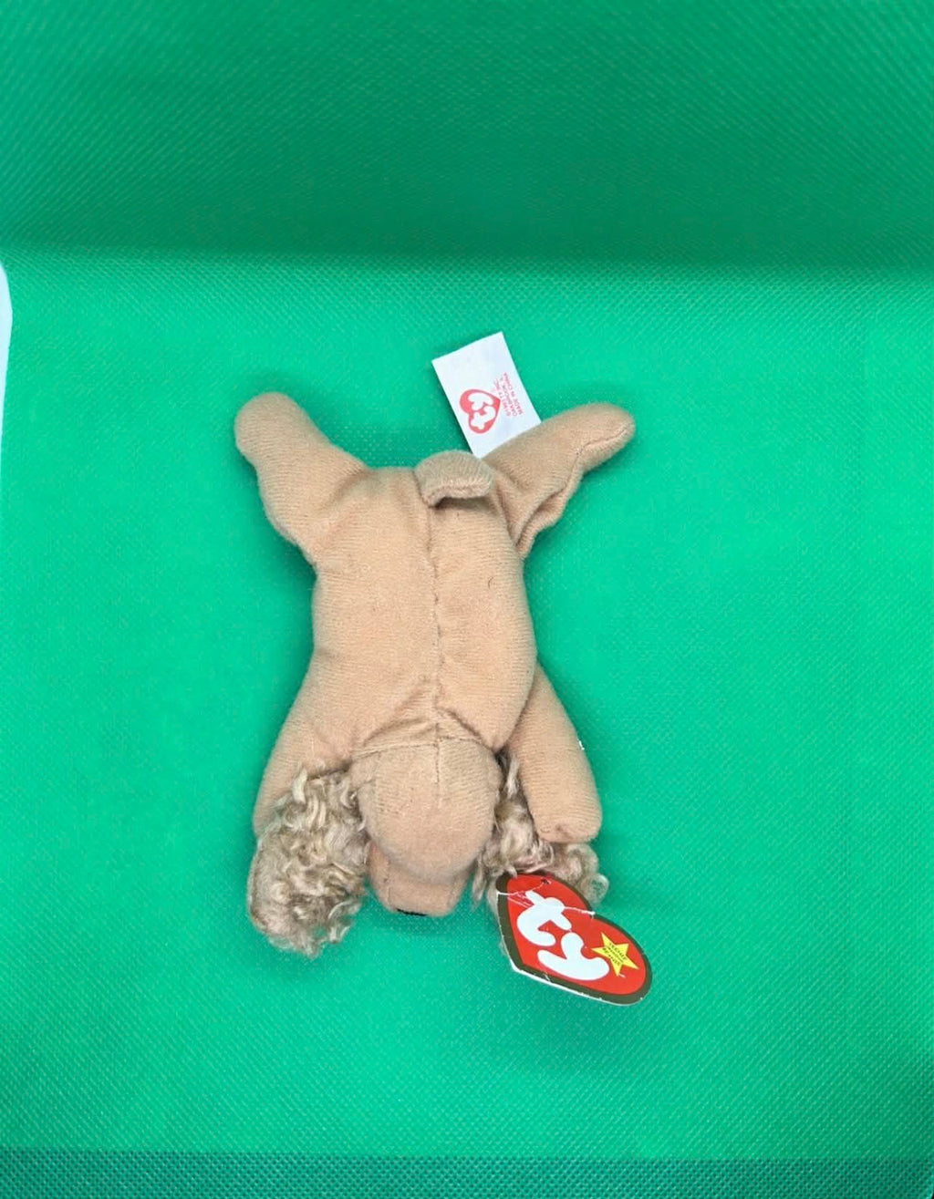 TY Teenie Beanie Baby – "Curly" the Puppy