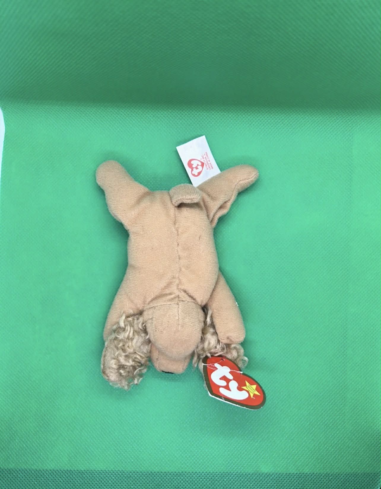 TY Teenie Beanie Baby – "Curly" the Puppy