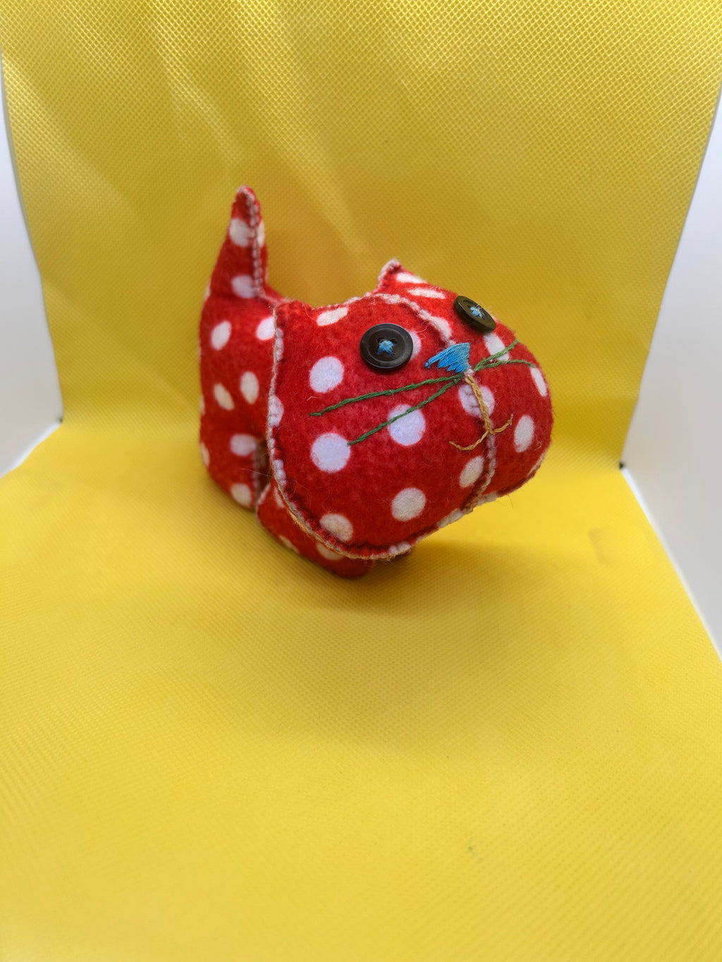 Limited Edition ~ felt collectible plush cats (2)