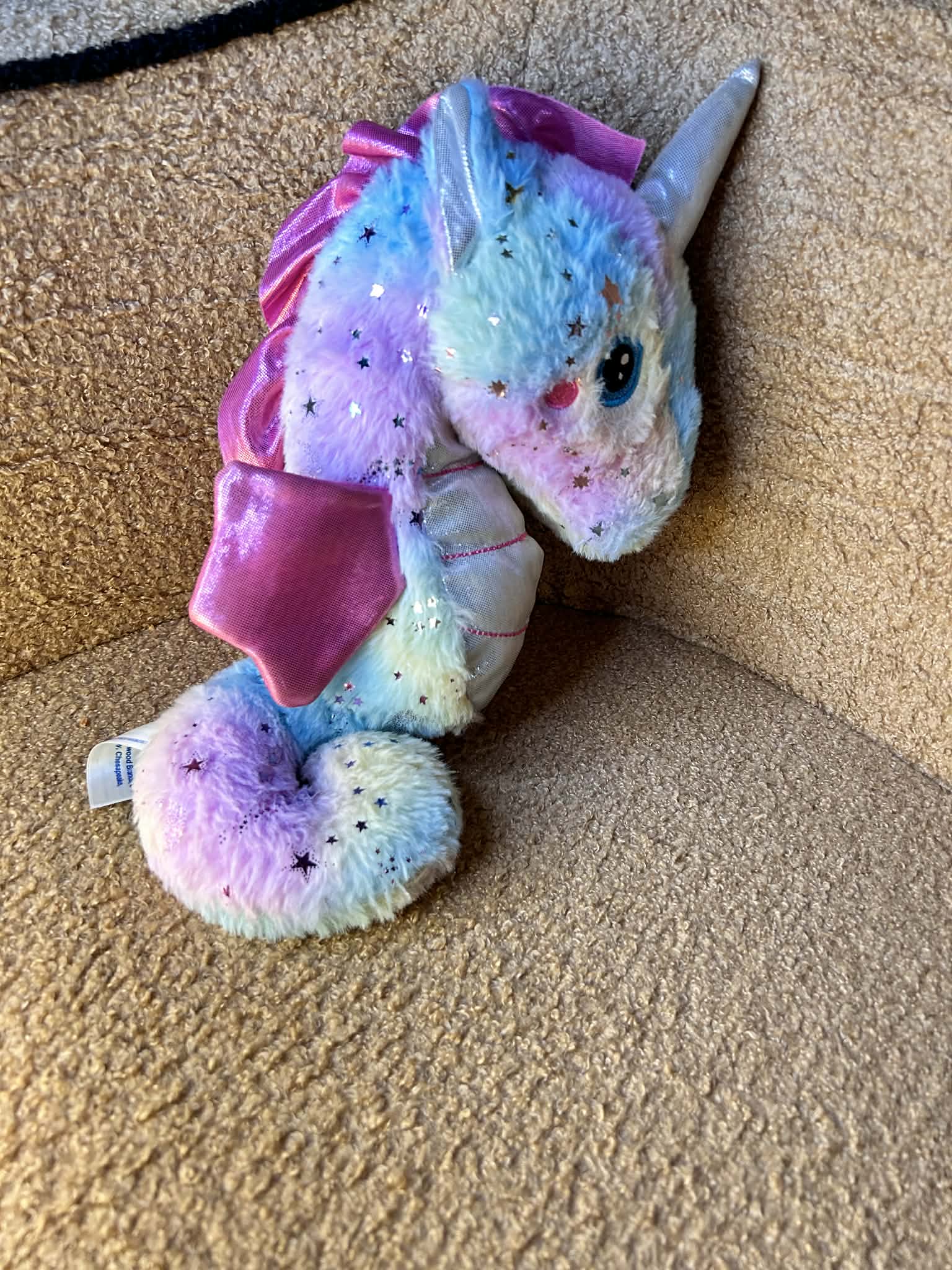 Magical Unicorn Seahorse Glitter Plush Stuffed Animal