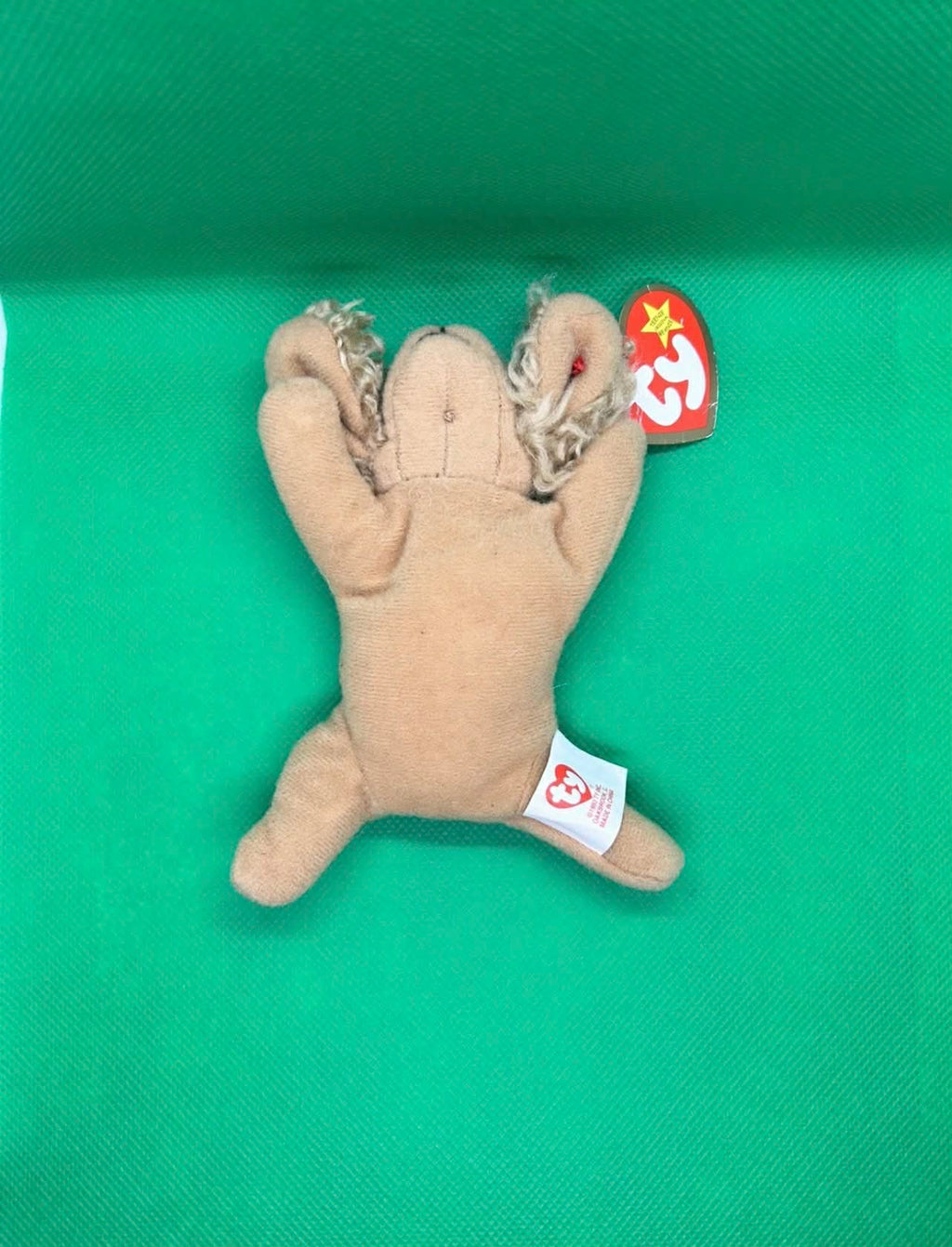 TY Teenie Beanie Baby – "Curly" the Puppy
