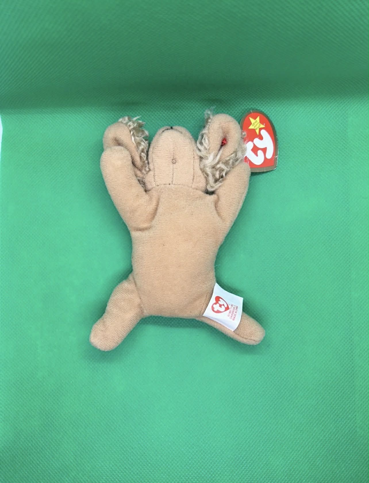 TY Teenie Beanie Baby – "Curly" the Puppy
