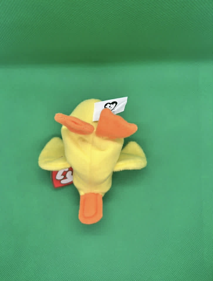 TY Teenie Beanie Baby – "Quacks" the Duck
